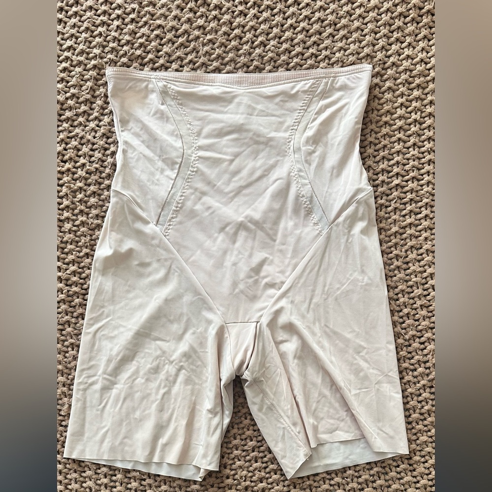 Maidenform Plus Size Women's Cream Shapewear Shorts